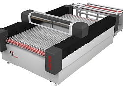 Лазерный станок для резки рулонных материалов Lasermann LSS 1630 с размотчиком