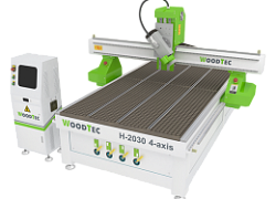 Фрезерно-гравировальный станок с ЧПУ WoodTec H 2030 4-axis