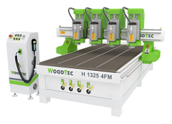 Фрезерно-гравировальный станок с ЧПУ WoodTec H 1325 4FM