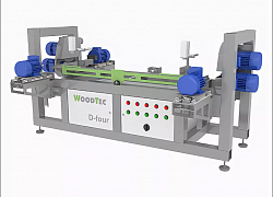 Специальный сверлильно-присадочный станок с торцовкой WoodTec D-Four