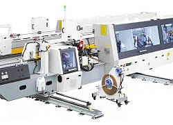 Двухсторонний кромкооблицовочный станок Nanxing NB7HS2P